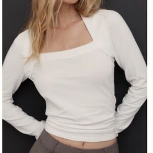 Maeve long sleeve shrug top
